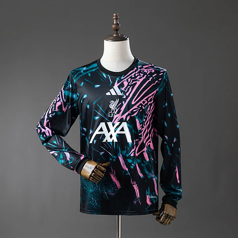 2025-26 Liverpool Pre-Match Long Sleeve Jersey
