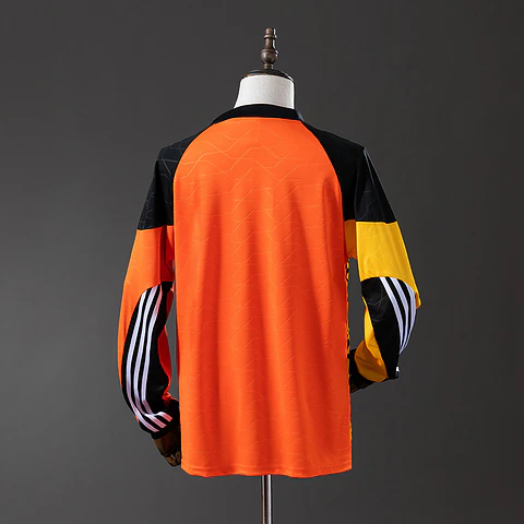 1995-96 Liverpool Yellow/Orange Goalkeeper Long Sleeve Jersey