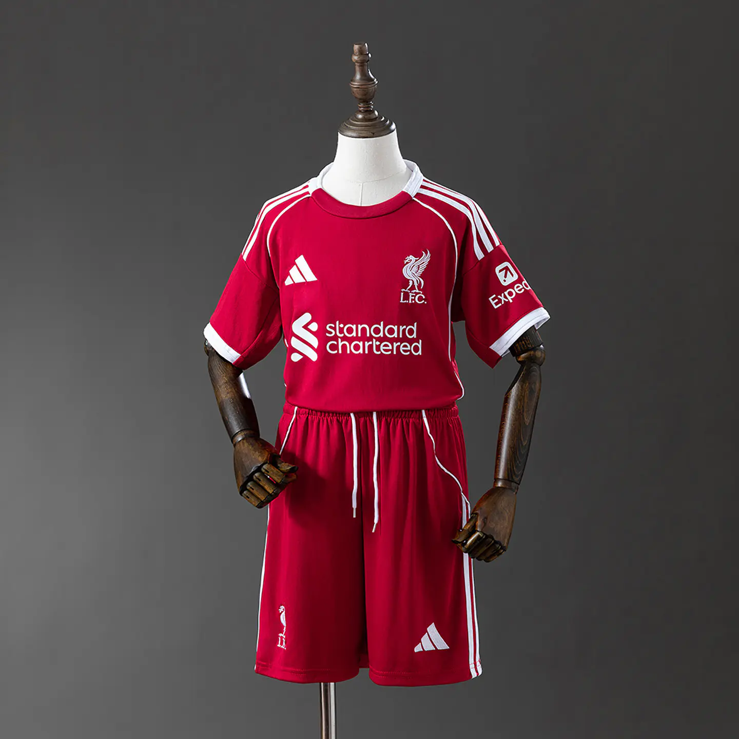 2025-26 Liverpool Home Kids Kit 1