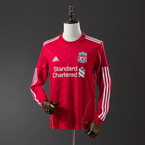2010-12 Liverpool Home Long Sleeve Jersey
