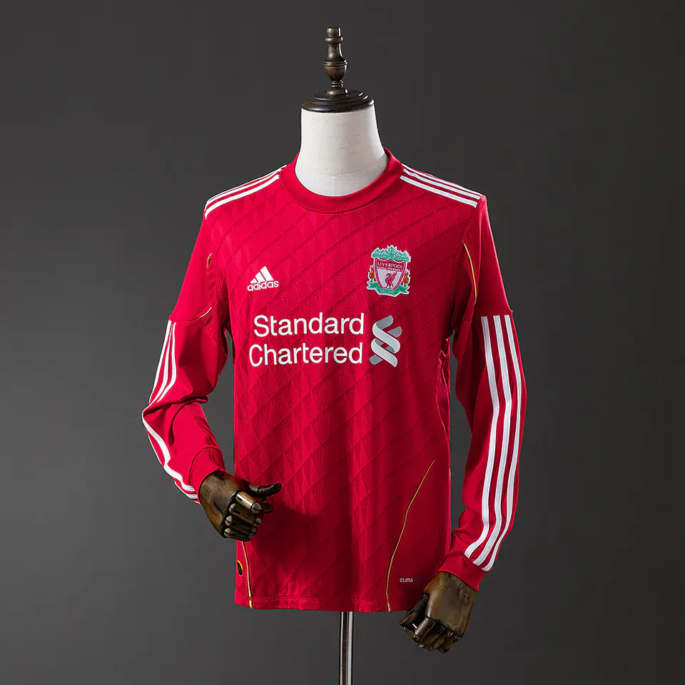 2010-12 Liverpool Home Long Sleeve Jersey 1