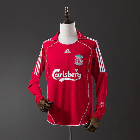 2006-08 Liverpool Home Long Sleeve Jersey