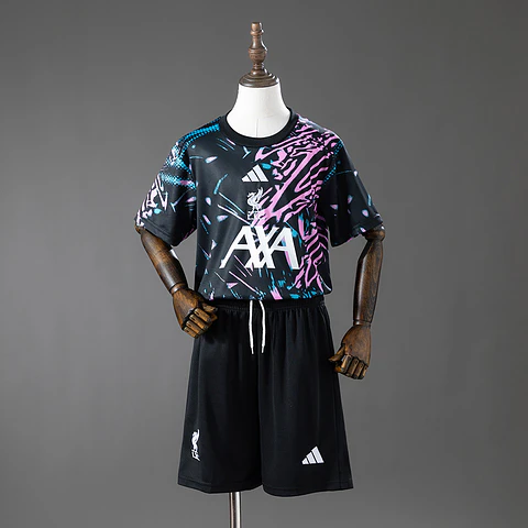 2025-26 Liverpool Pre-Match Kids Kit