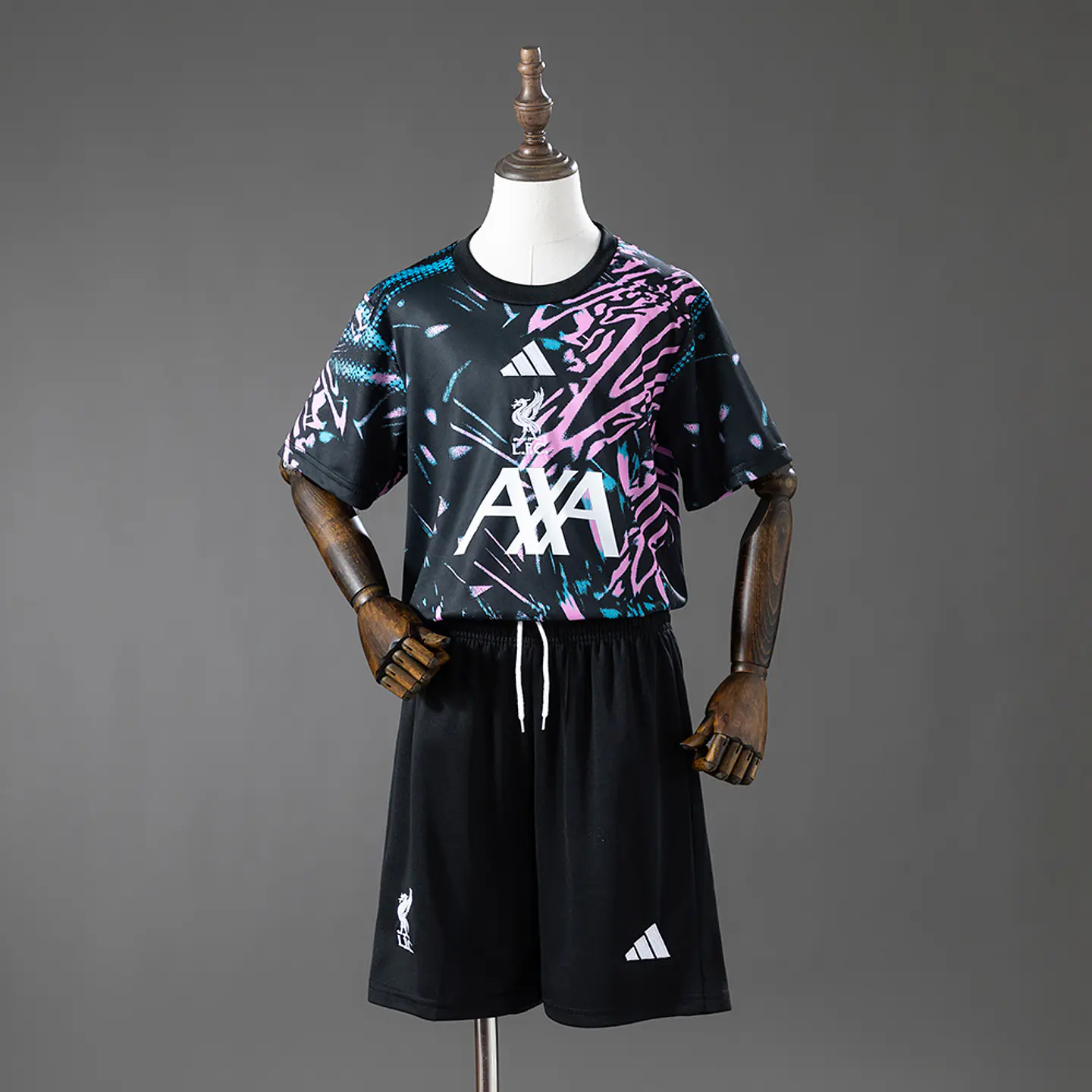 2025-26 Liverpool Pre-Match Kids Kit 1