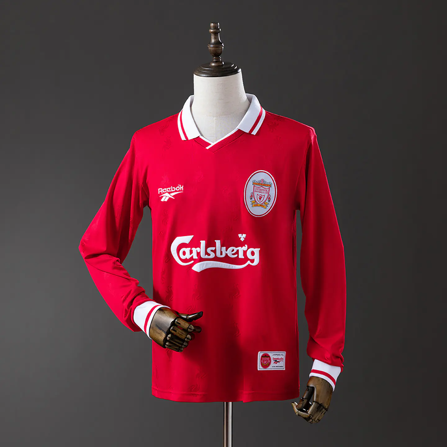 1996-98 Liverpool Home Long Sleeve Jersey 1