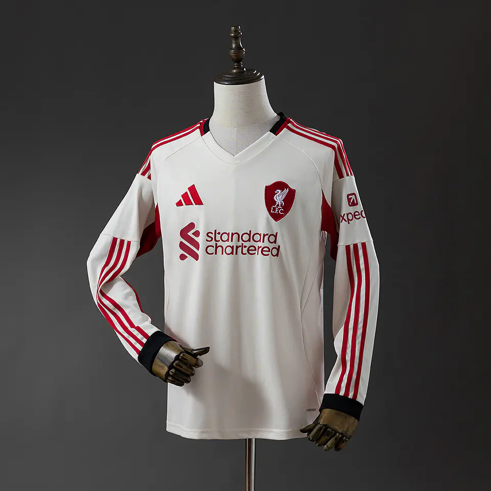 2025-26 Liverpool Away Long Sleeve Jersey 1