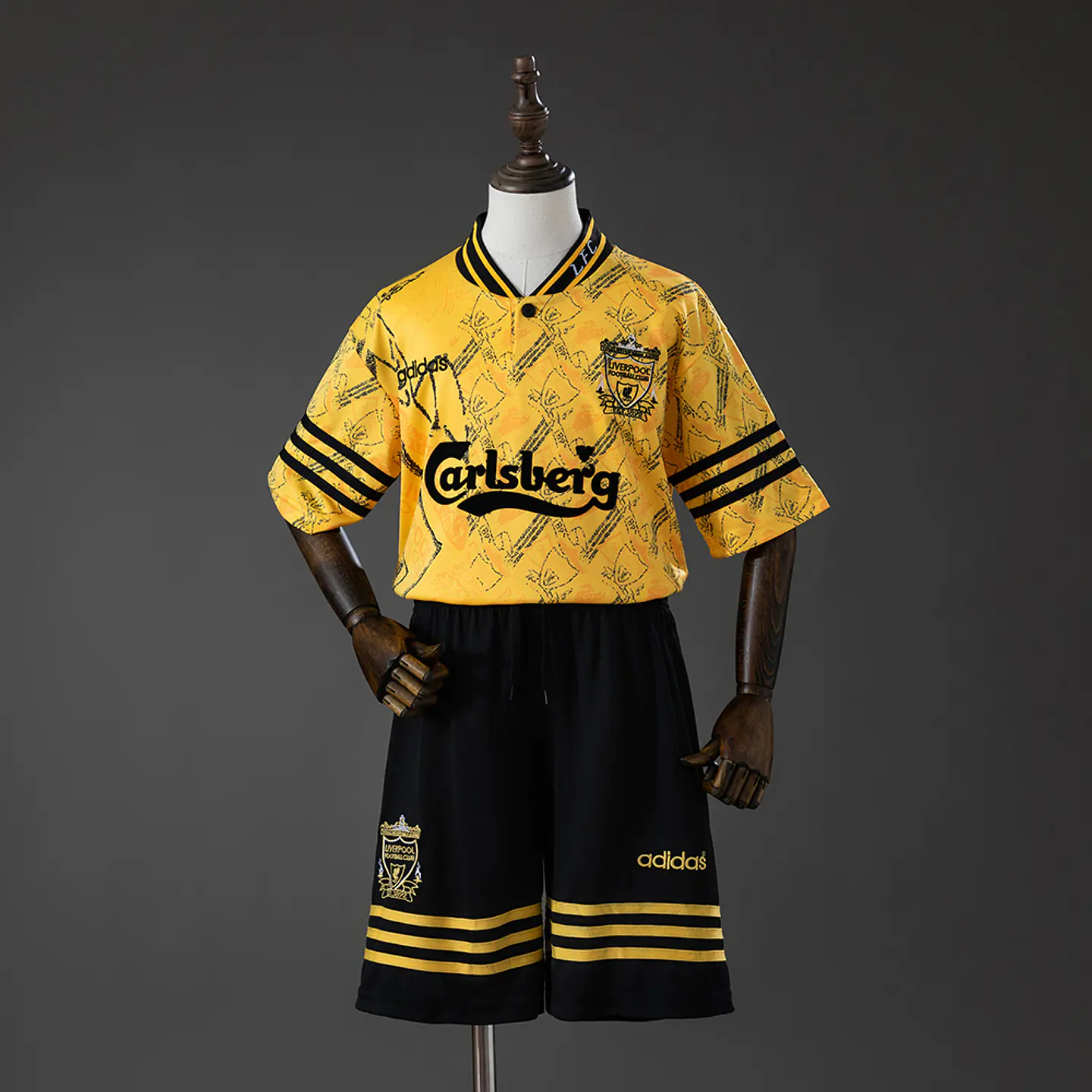 1994-96 Liverpool Third Kids Kit 1