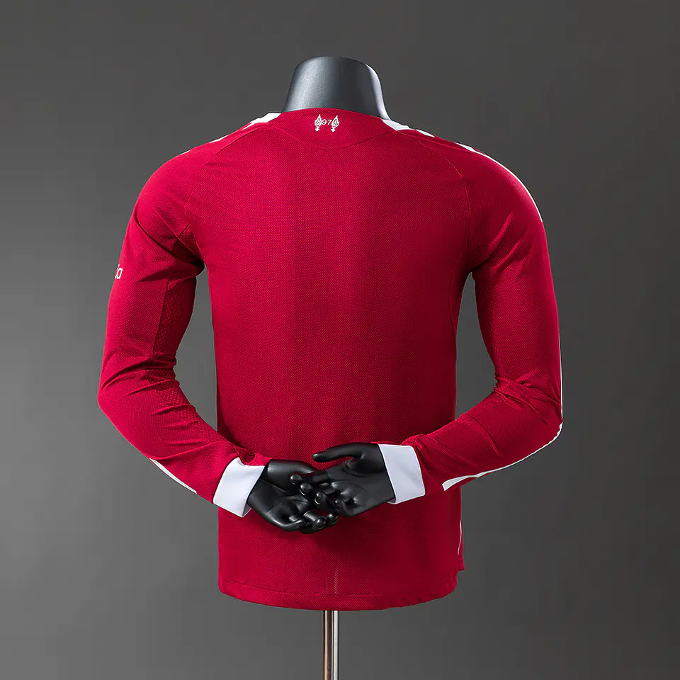 2025-26 Liverpool Home Long Sleeve Player Edition Jersey 2