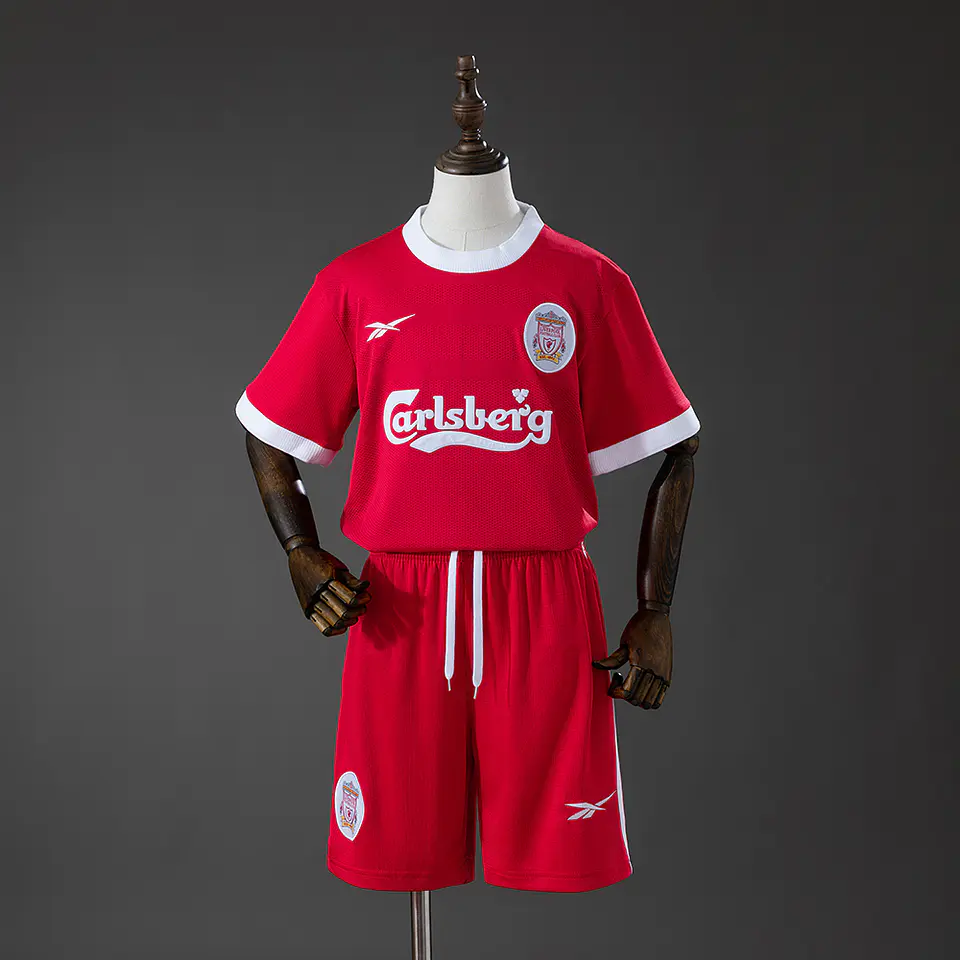 1998-00 Liverpool Home Kids Kit 1