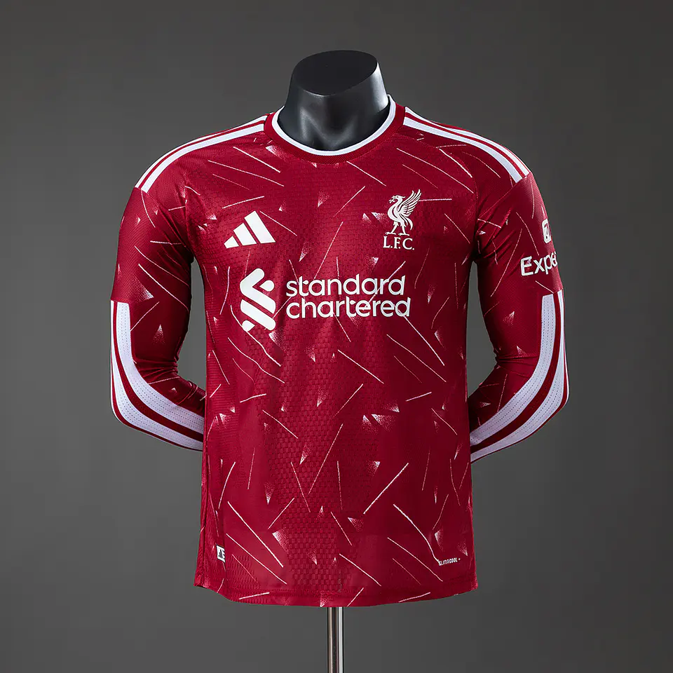 2026-27 Liverpool Home Long Sleeve Player Edition Jersey 1