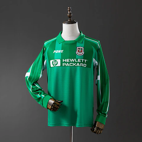 1997-99 Tottenham Hotspur Green Goalkeeper Long Sleeve Jersey
