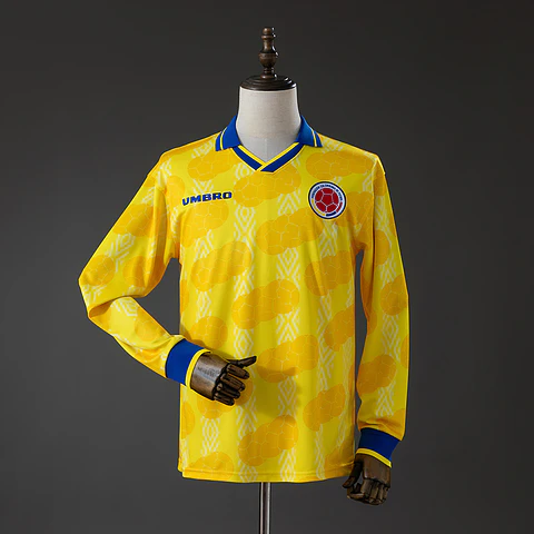 1994 Colombia Home Long Sleeve Jersey