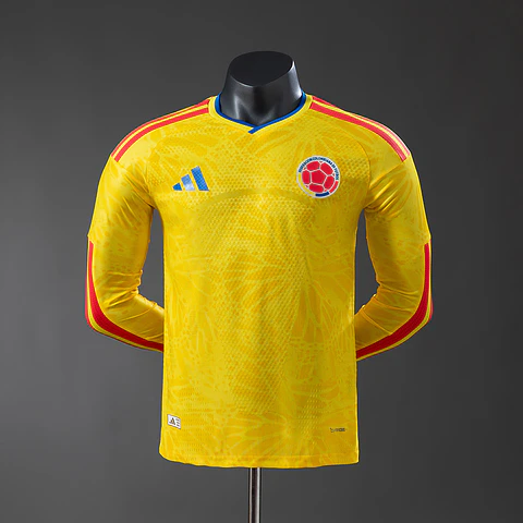 2026 Colombia Home Long Sleeve Player Edition Jersey