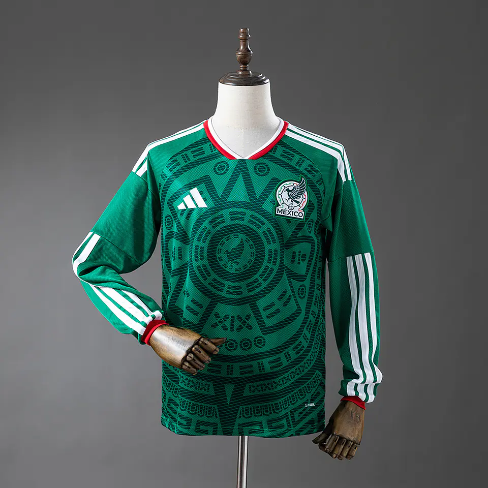 2026 Mexico Home Long Sleeve Jersey 1