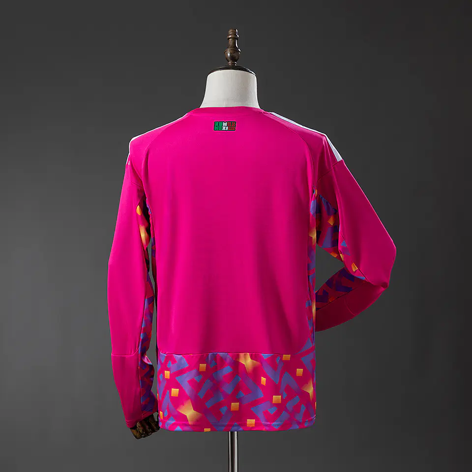 2026 Mexico Pink Goalkeeper Long Sleeve Jersey 2