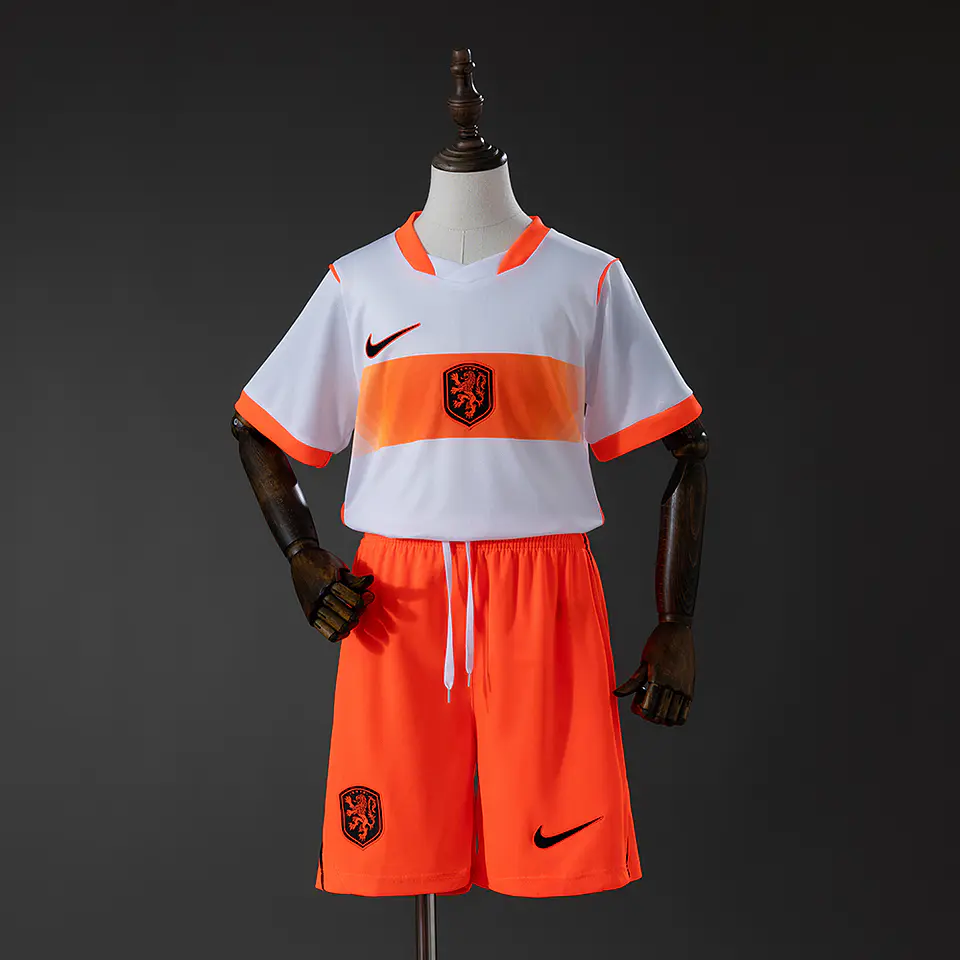 2026 Netherlands Away Kids Kit 1