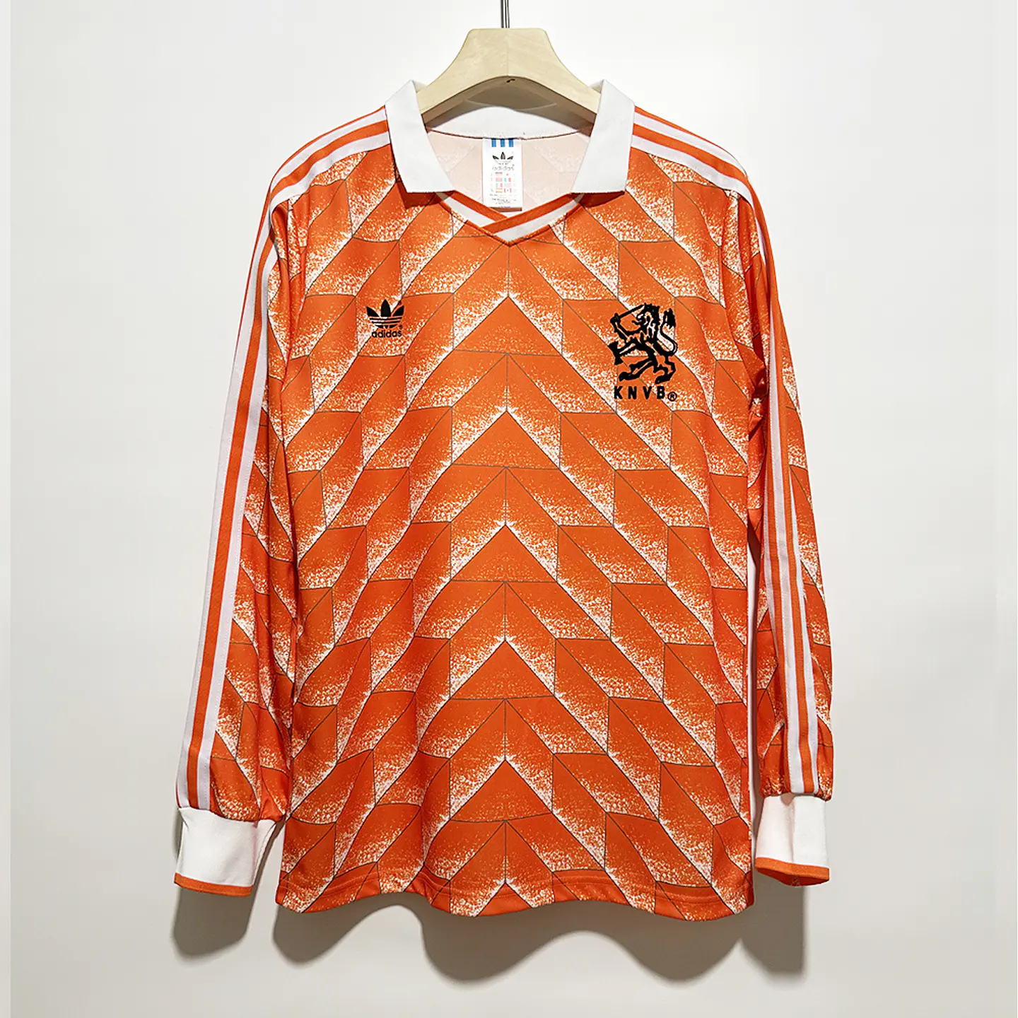 1988 Netherlands Home Long Sleeve Jersey 1