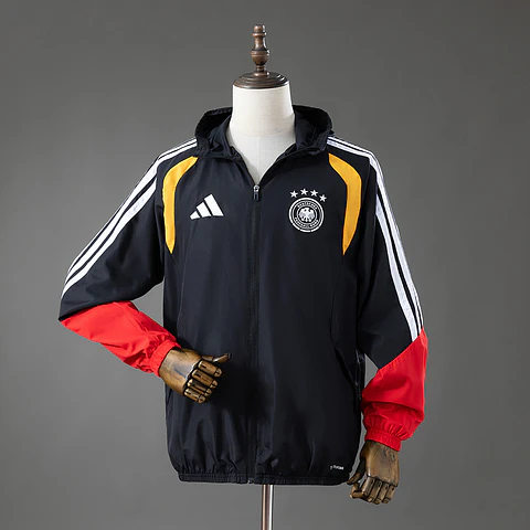 2026 Germany Black Rain Jacket