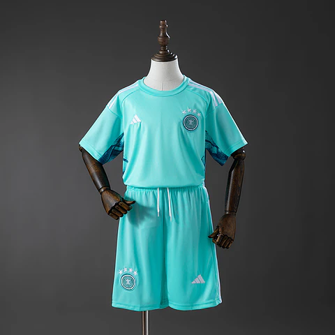 2026 Germany Green Goalkeeper Kids Kit