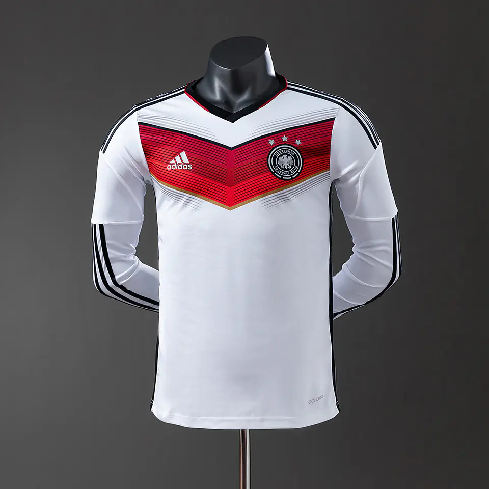 2014 Germany Home Long Sleeve Player Edition Jersey 1