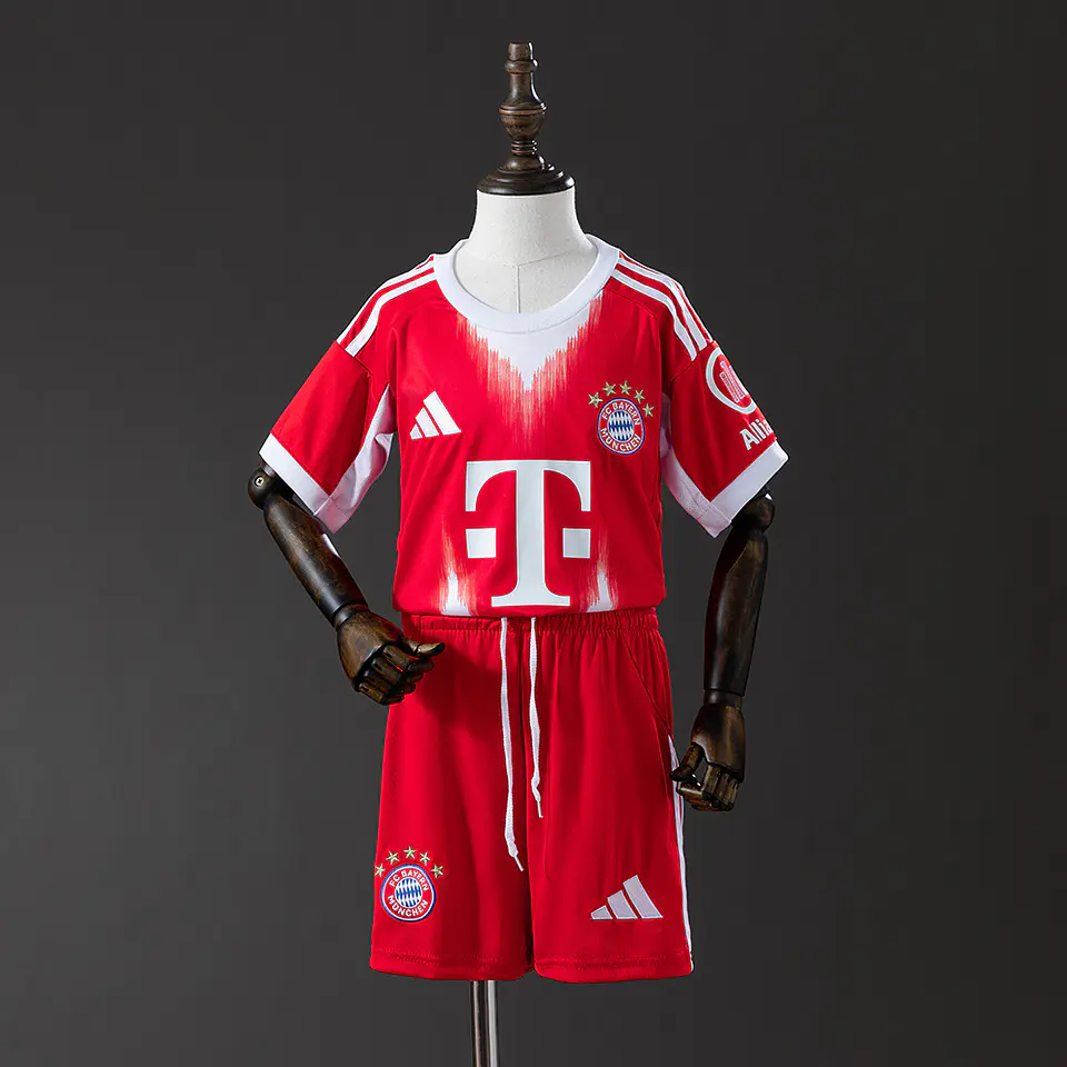 2025-26 Bayern Munich Home Kids Kit 1