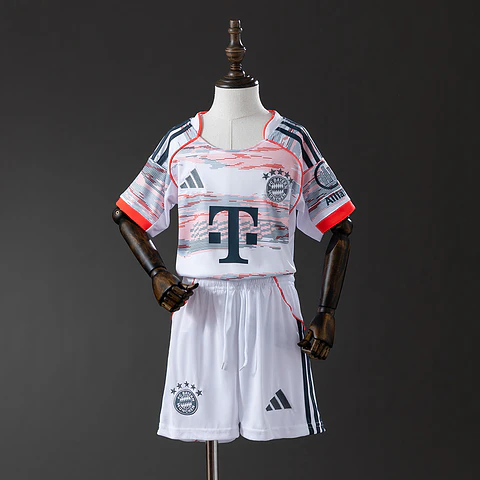 2025-26 Bayern Munich Away Kids Kit