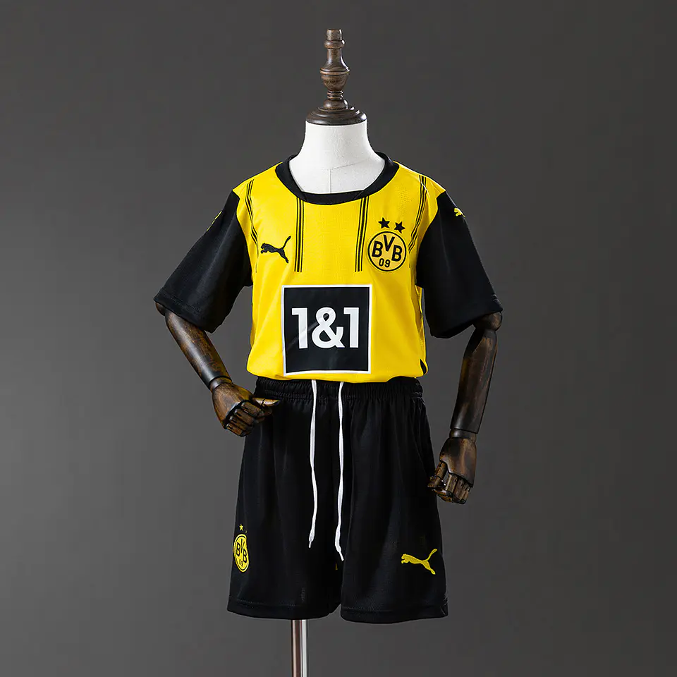 2024-25 Borussia Dortmund Home Kids Kit 1