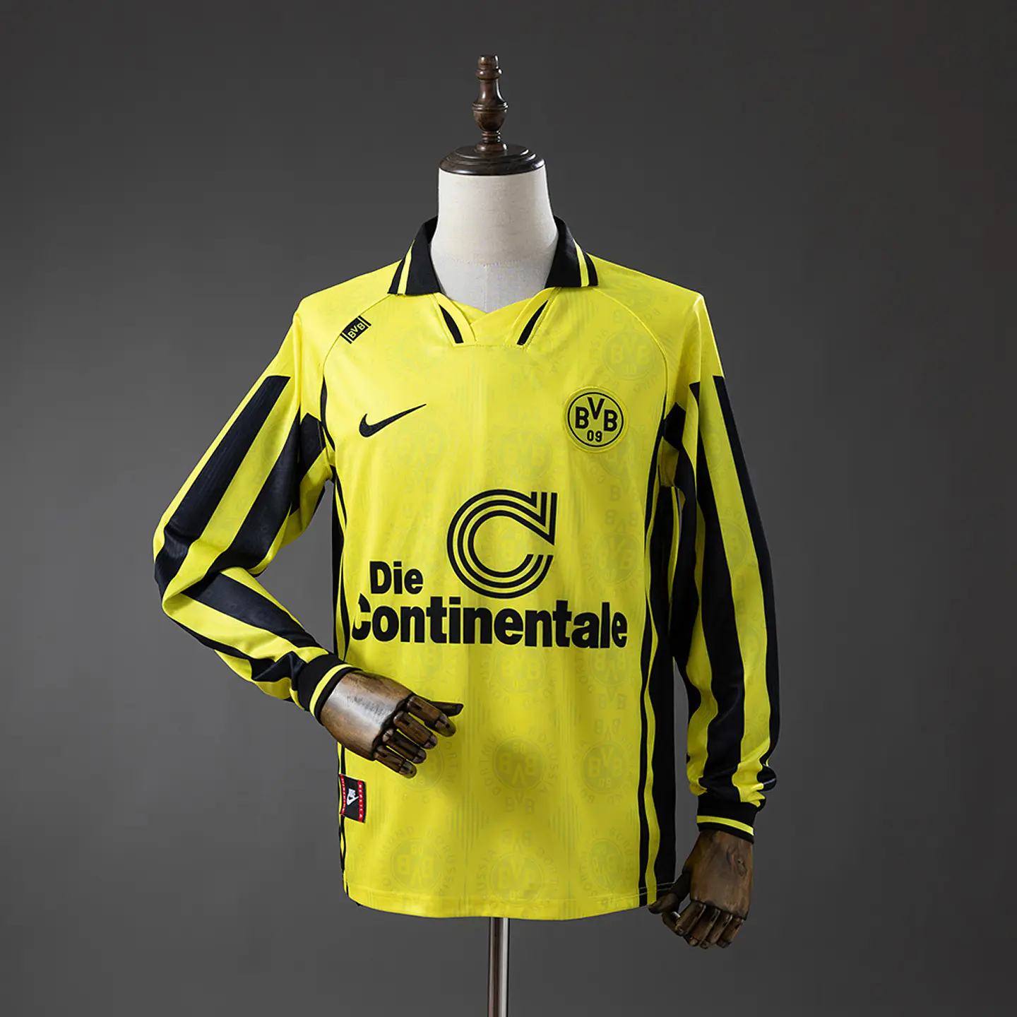 1996-97 Borussia Dortmund Home Long Sleeve Jersey 1