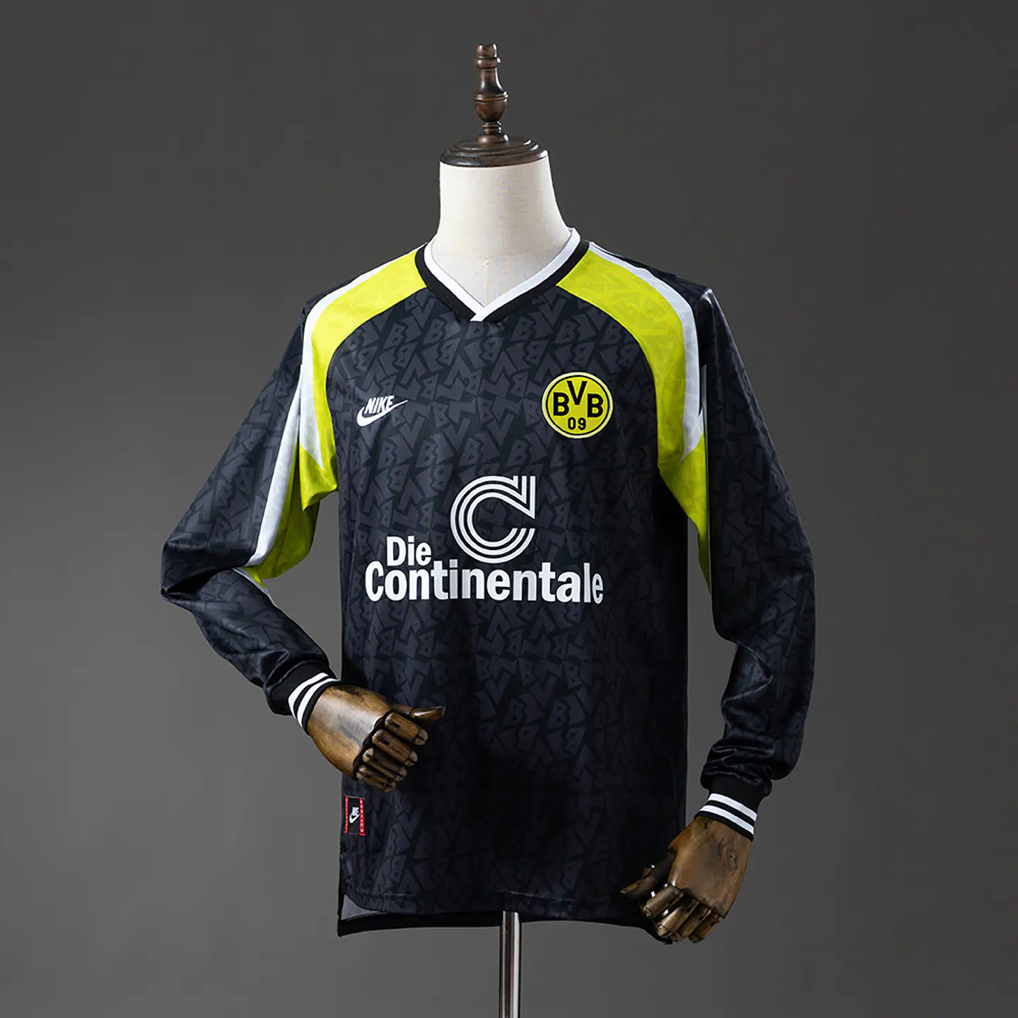 1995-96 Borussia Dortmund Away Long Sleeve Jersey 1