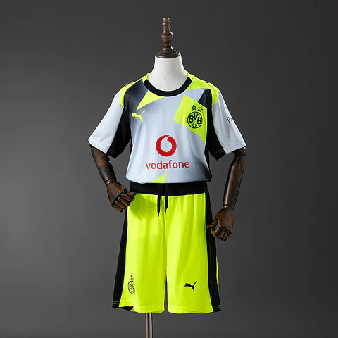 2025-26 Borussia Dortmund Away Kids Kit