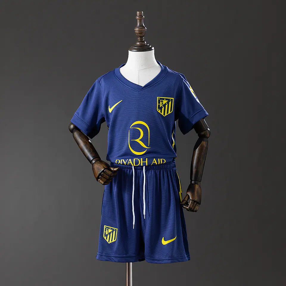 2025-26 Atletico Madrid Away Kids Kit 1