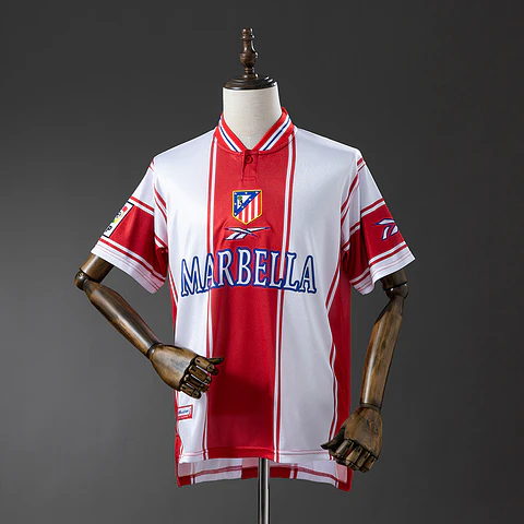 1999-00 Atletico Madrid Home Jersey