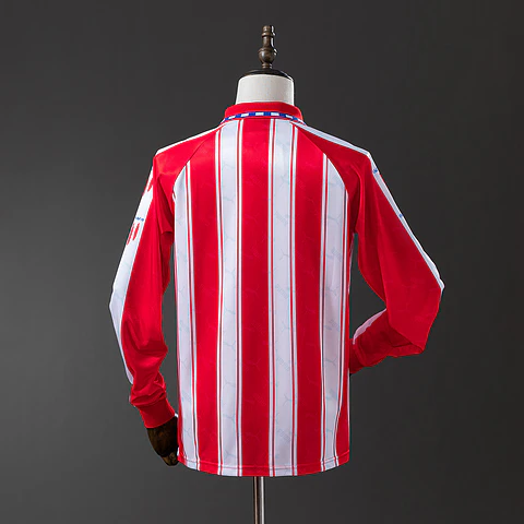 1994-95 Atletico Madrid Home Long Sleeve Jersey