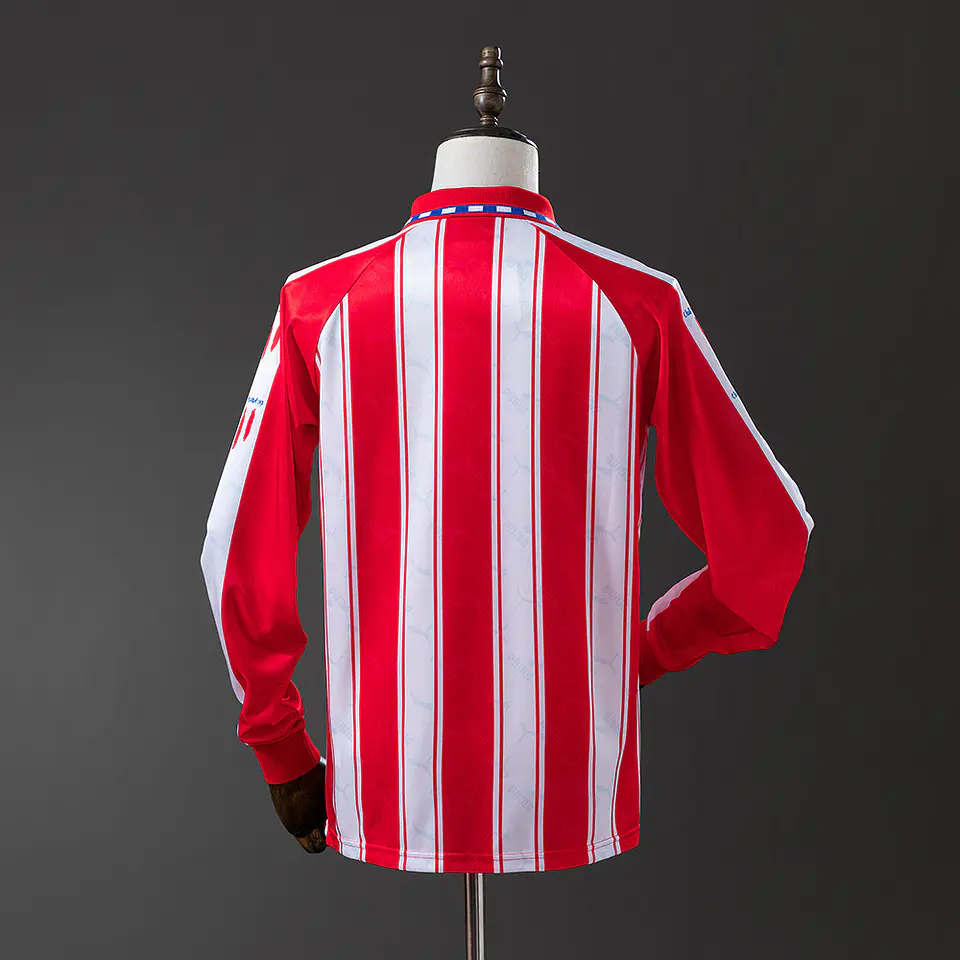 1994-95 Atletico Madrid Home Long Sleeve Jersey 2