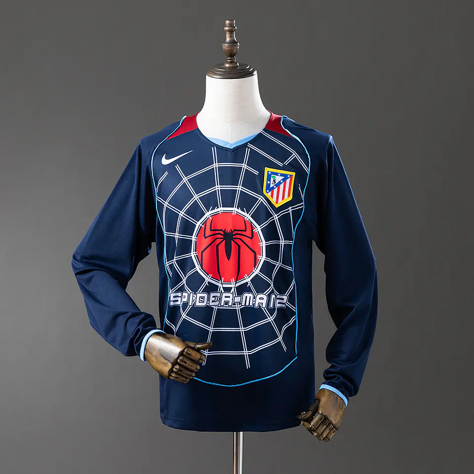 2004-05 Atletico Madrid Away Long Sleeve Jersey 1