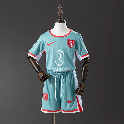 2024-25 Atletico Madrid Away Kids Kit