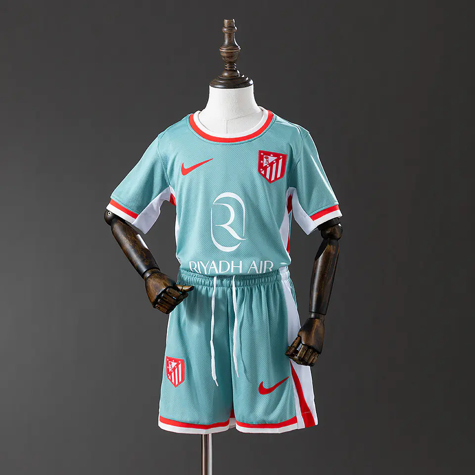 2024-25 Atletico Madrid Away Kids Kit 1
