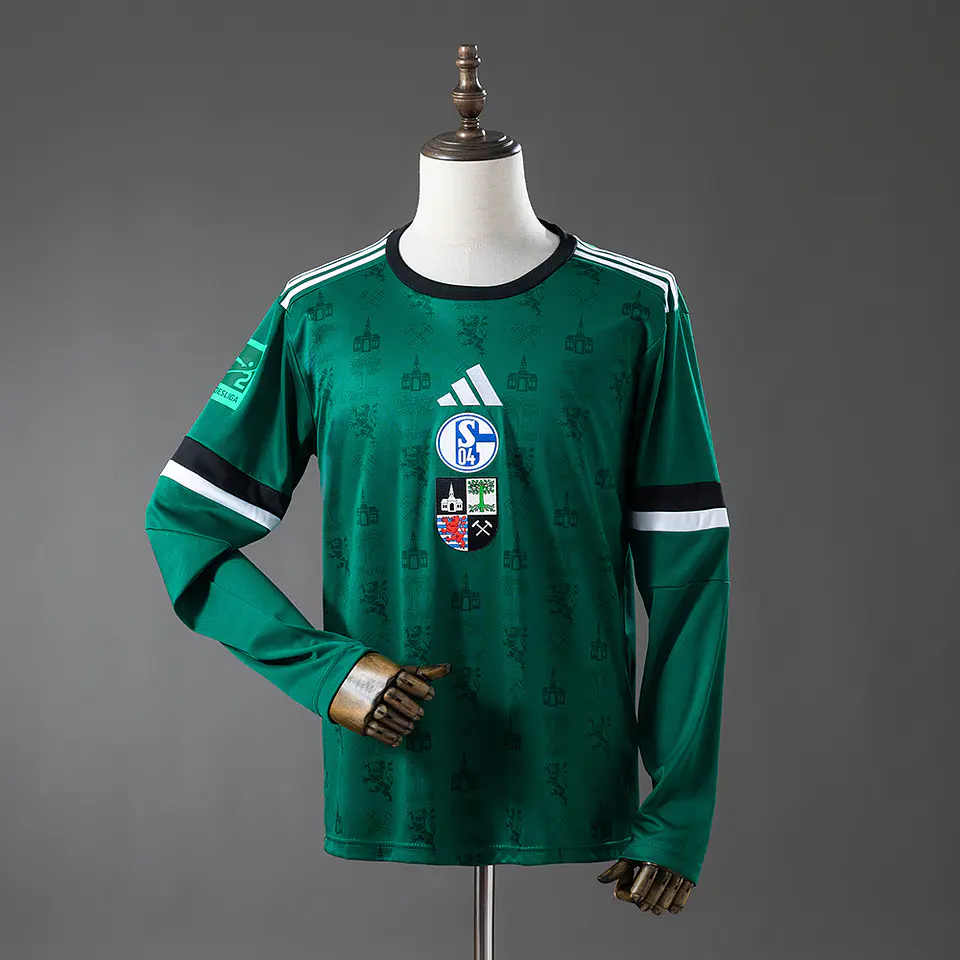 2025-26 Schalke 150th Anniversary Long Sleeve Jersey  1
