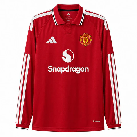 2026-27 Manchester United Home Long Sleeve Jersey