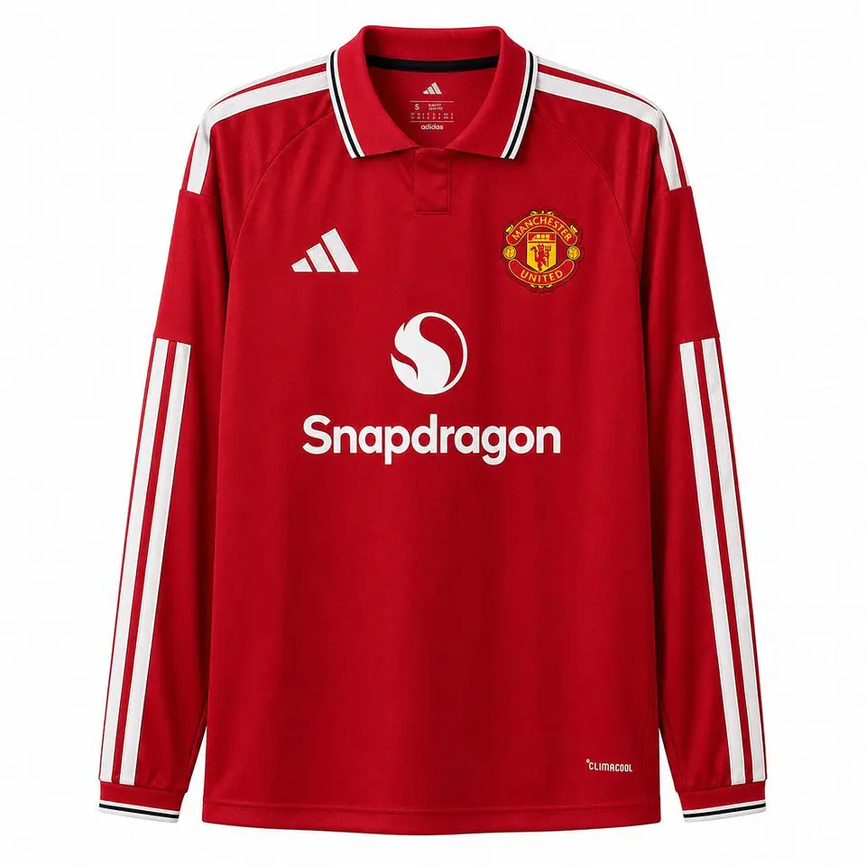 2026-27 Manchester United Home Long Sleeve Jersey 1