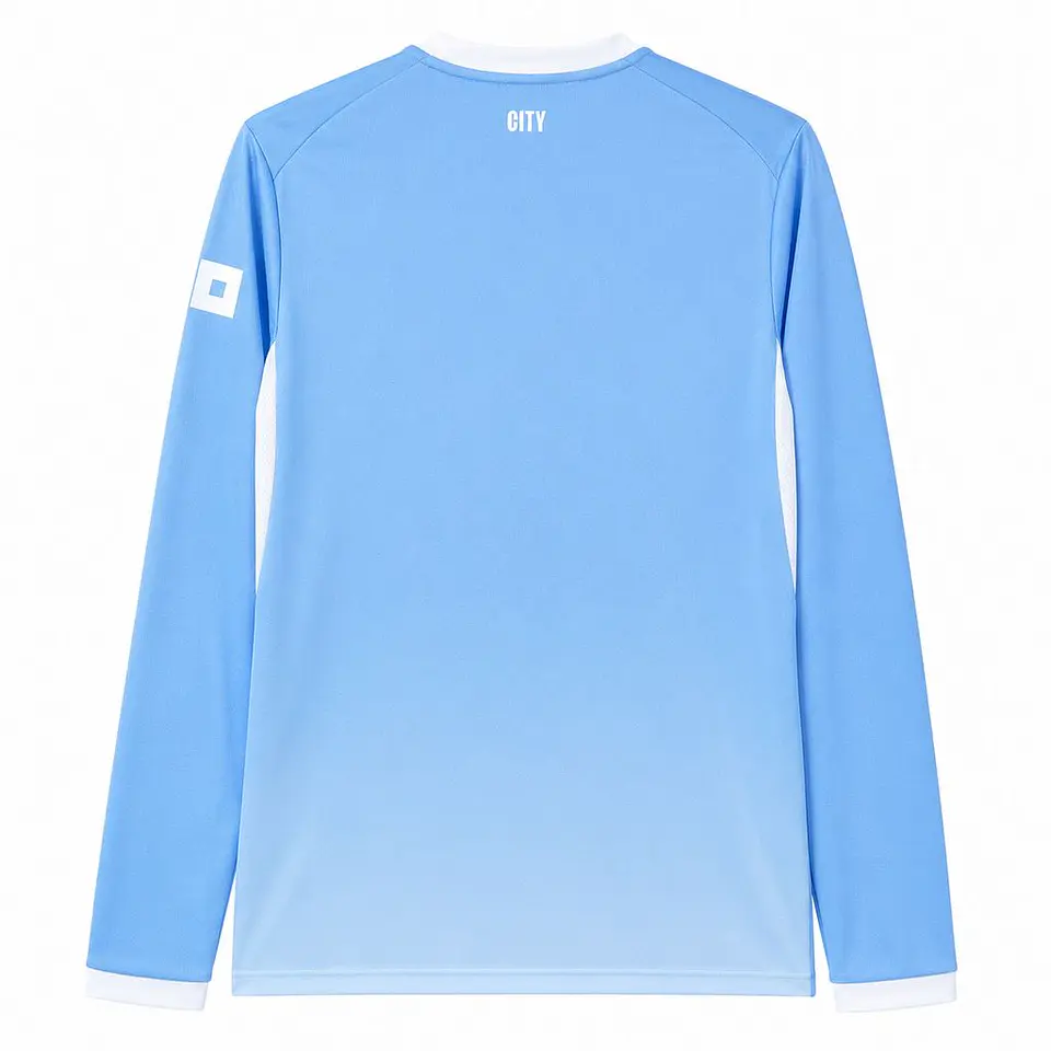 2026-27 Manchester City Home Long Sleeve Jersey 2