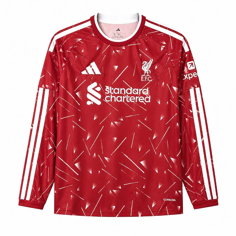 2026-27 Liverpool Home Long Sleeve Jersey