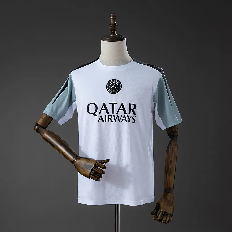 2025-26 PSG White/Grey Training Jersey 1