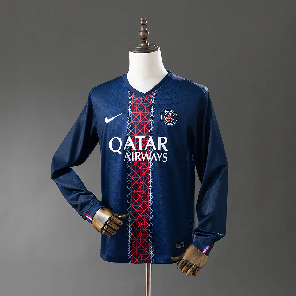 2025-26 PSG Home Long Sleeve Jersey 1