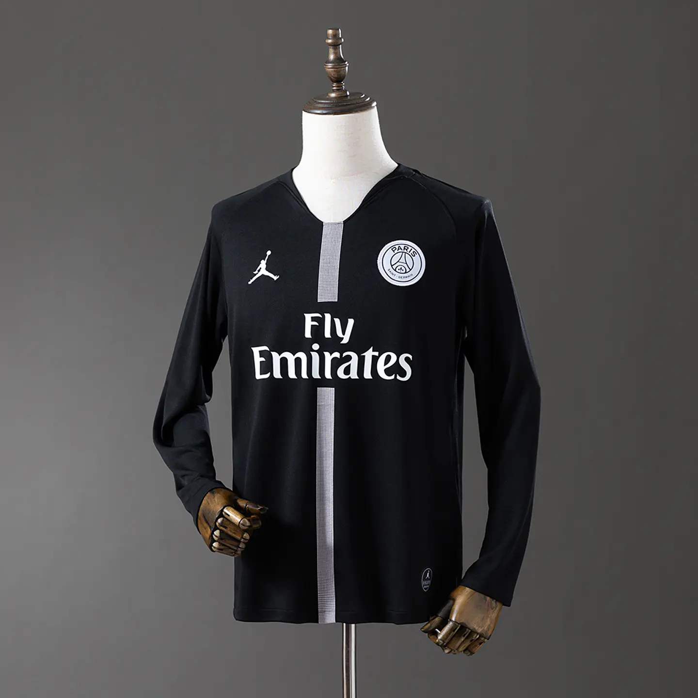 2018-19 PSG Champions League Home Long Sleeve Jersey 1