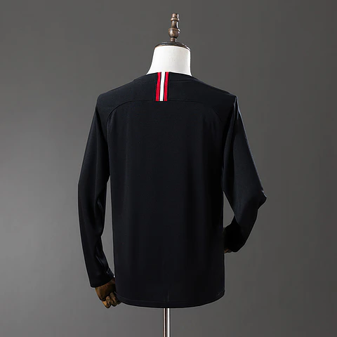 2018-19 PSG Champions League Home Long Sleeve Jersey