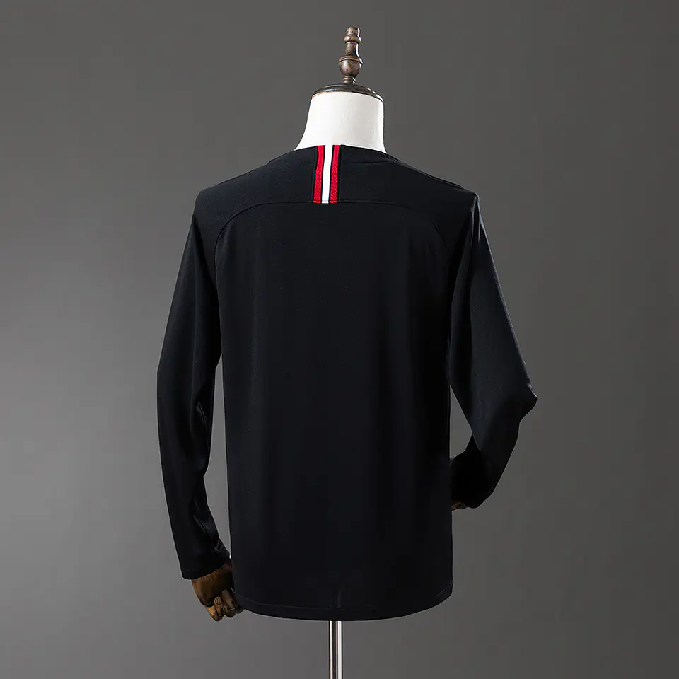 2018-19 PSG Champions League Home Long Sleeve Jersey 2