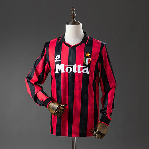 1993-94 AC Milan Home Long Sleeve Jersey