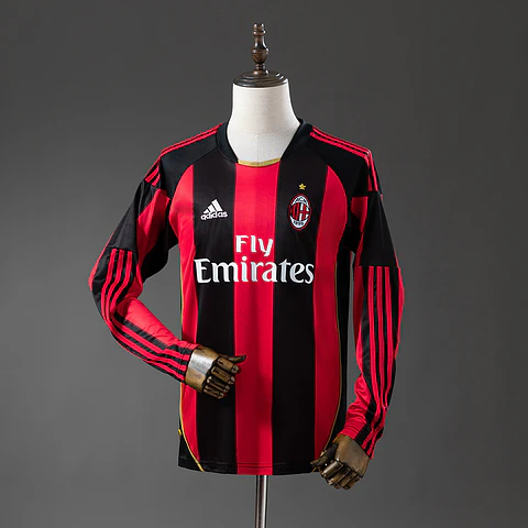 2010-11 AC Milan Home Long Sleeve Jersey