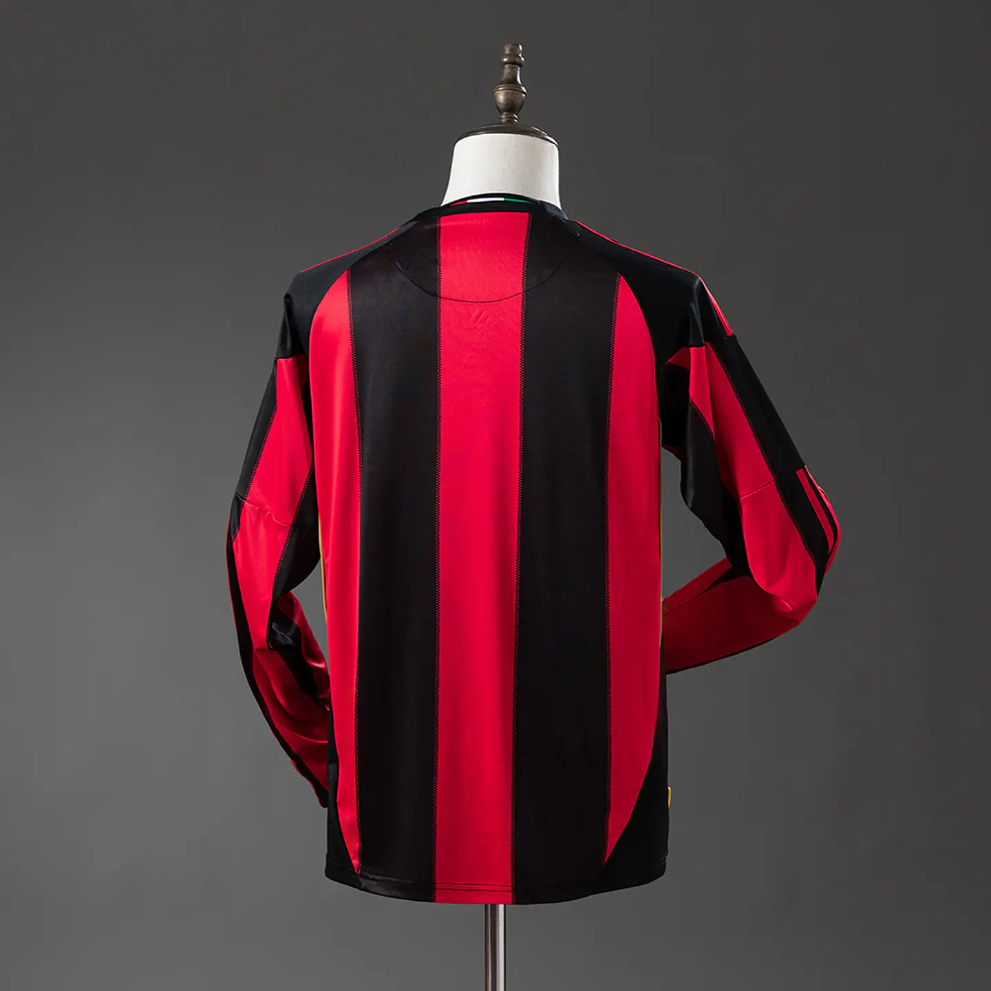 2010-11 AC Milan Home Long Sleeve Jersey 2